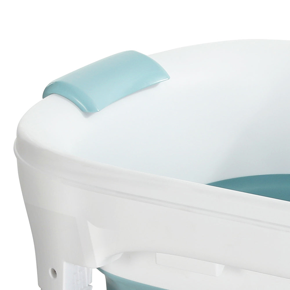 Foldable Bathtub Portable Folding Water Spa with Cover Plate 136x62cm