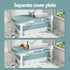 Foldable Bathtub Portable Folding Water Spa with Cover Plate 136x62cm