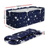 Foldable Bathtub PVC SPA Bucket Inflatable Cushion 134x65cm Star Navy
