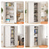 Artiss 180cm Steel Locker Cabinet, Lockable Office Storage with 4 Shelves