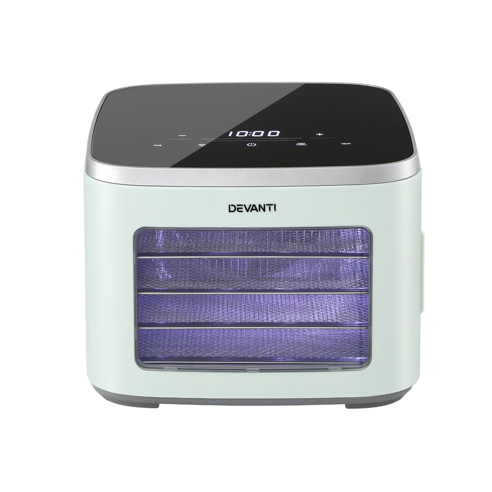 Food Dehydrator 5‑Tray Green – Mini Fruit Dryer, LED Control, 35–80°C