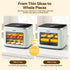 Food Dehydrator 5‑Tray Green – Mini Fruit Dryer, LED Control, 35–80°C