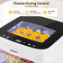 Food Dehydrator 5‑Tray White – Mini Fruit Dryer, LED Control, 35–80°C