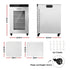 Devanti Food Dehydrator Stainless Steel Fruit Dryer 16 Tray Silver