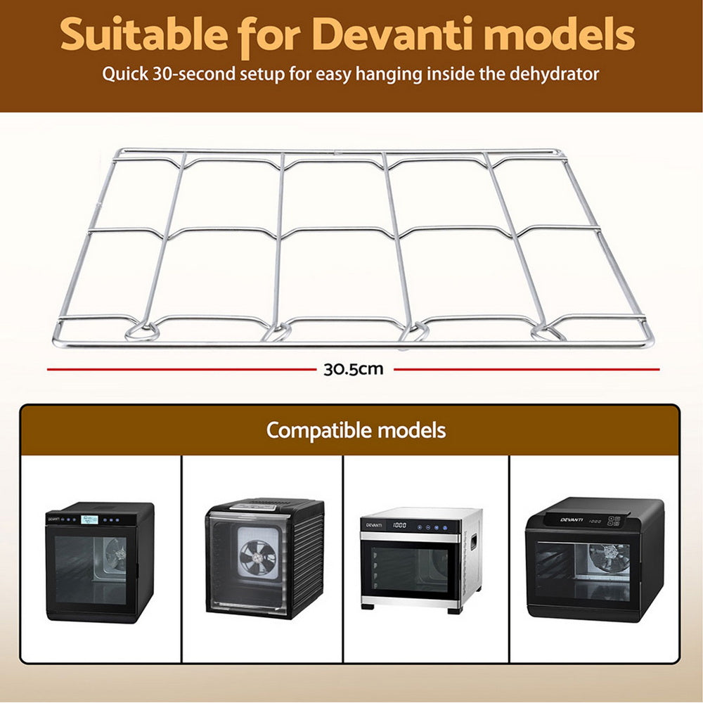 304 Stainless Steel Hanging Rack Accessory for Food Dehydrator