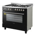 Devanti 90cm Dual Fuel Cooker Gas Cooktop Electric Oven 5 Burner