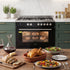 Devanti 90cm Dual Fuel Cooker Gas Cooktop Electric Oven 5 Burner