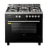 Devanti 90cm Dual Fuel Cooker Gas Cooktop Electric Oven 5 Burner