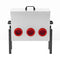 Alopet 30 Lbs Galvanized Chicken Feeder Trough with Plastic Dividers