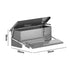 Alopet Automatic Chicken Food Feeder Galvanized Treadle