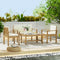 4-Piece Outdoor Sofa Set Wooden Couch Lounge Setting