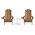 Outdoor Table and Chairs HDPE Folding Adirondack Beach Chair Patio Furniture