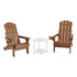 Outdoor Table and Chairs HDPE Folding Adirondack Beach Chair Patio Furniture