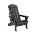 Outdoor Chairs Folding Adirondack Beach Chair HDPE Sun Lounge Patio Furniture Garden Black
