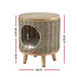 Coffee Side Table Wicker Steel Desk Pet Bed Storage Outdoor Furniture