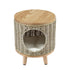 Coffee Side Table Wicker Steel Desk Pet Bed Storage Outdoor Furniture