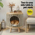 Coffee Side Table Wicker Steel Desk Pet Bed Storage Outdoor Furniture