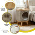 Coffee Side Table Wicker Steel Desk Pet Bed Storage Outdoor Furniture