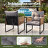 Gardeon 5PC Outdoor Dining Set 120CM Table and Chairs Patio Furniture Garden Cushion