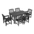 Gardeon 7 Piece Outdoor Dining Set Patio HDPE Table and Chairs Garden Furniture