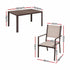 Gardeon 7 Piece Outdoor Dining Set 6 Seater Patio Table and Chairs Coffee WPC