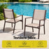 Gardeon 7 Piece Outdoor Dining Set 6 Seater Patio Table and Chairs Coffee WPC