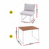 Gardeon 6 Seater Outdoor Dining Sofa Set Steel Frame Cushions White