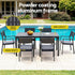 Gardeon Outdoor Dining Set 9PCS Aluminum Extendable Table Chairs Patio Furniture