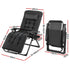 Gardeon Sun Lounge Lounger Folding Camping Zero Gravity Chair Outdoor Furniture