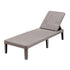 Gardeon Sun Lounge Adjustable Lounger Patio Outdoor Furniture Lightweight Brown
