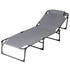 Sun Lounger Folding Lounge Beach Chair Patio Outdoor Furniture