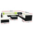 12‑Piece Outdoor Furniture Set – PE Wicker, Aluminium Frame, Beige Cushions