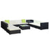 12‑Piece Outdoor Furniture Set – PE Wicker, Aluminium Frame, Beige Cushions
