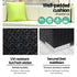 12‑Piece Outdoor Furniture Set – PE Wicker, Aluminium Frame, Beige Cushions