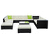 Outdoor PE Wicker Sofa Lounge Set Aluminium Patio Furniture Beige