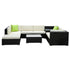 Outdoor Rattan Sofa Set Aluminium Frame Wicker Corner Sectional Patio Furniture