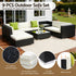 Outdoor Rattan Sofa Set Aluminium Frame Wicker Corner Sectional Patio Furniture