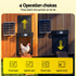 Giantz Automatic Chicken Coop Door 37cm Solar Powered Smart App Control Black