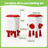 Giantz 12kg Chicken Feeder and 11L Waterer Set Large Capacity Poultry Drinker Kit