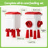 Giantz 8kg Chicken Feeder and 7L Waterer Set Large Capacity Poultry Drinker Kit