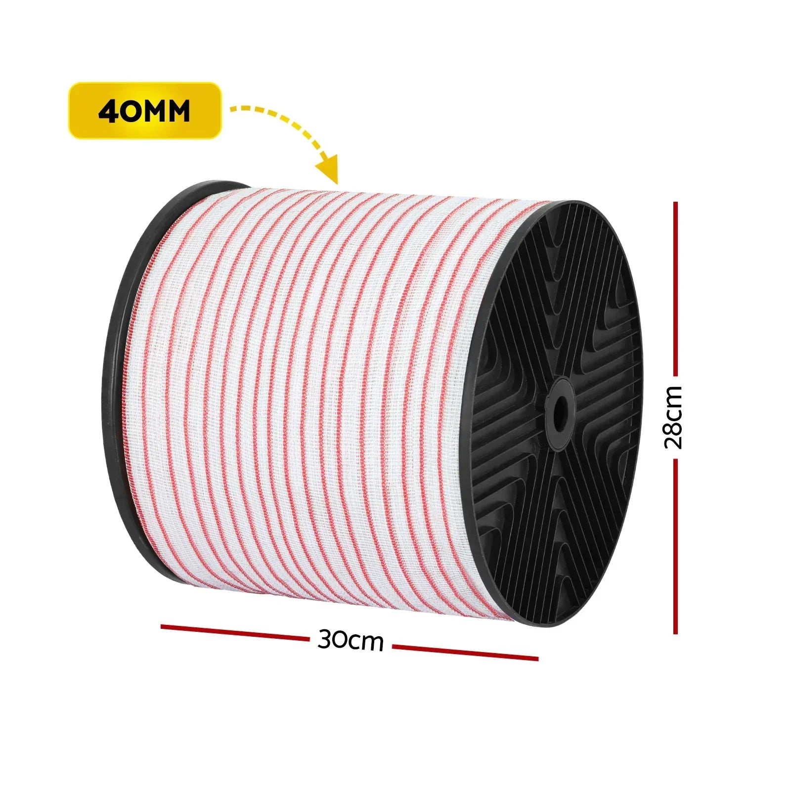 Electric Fence Tape Polytape 400M Electric Fence Wire Red White