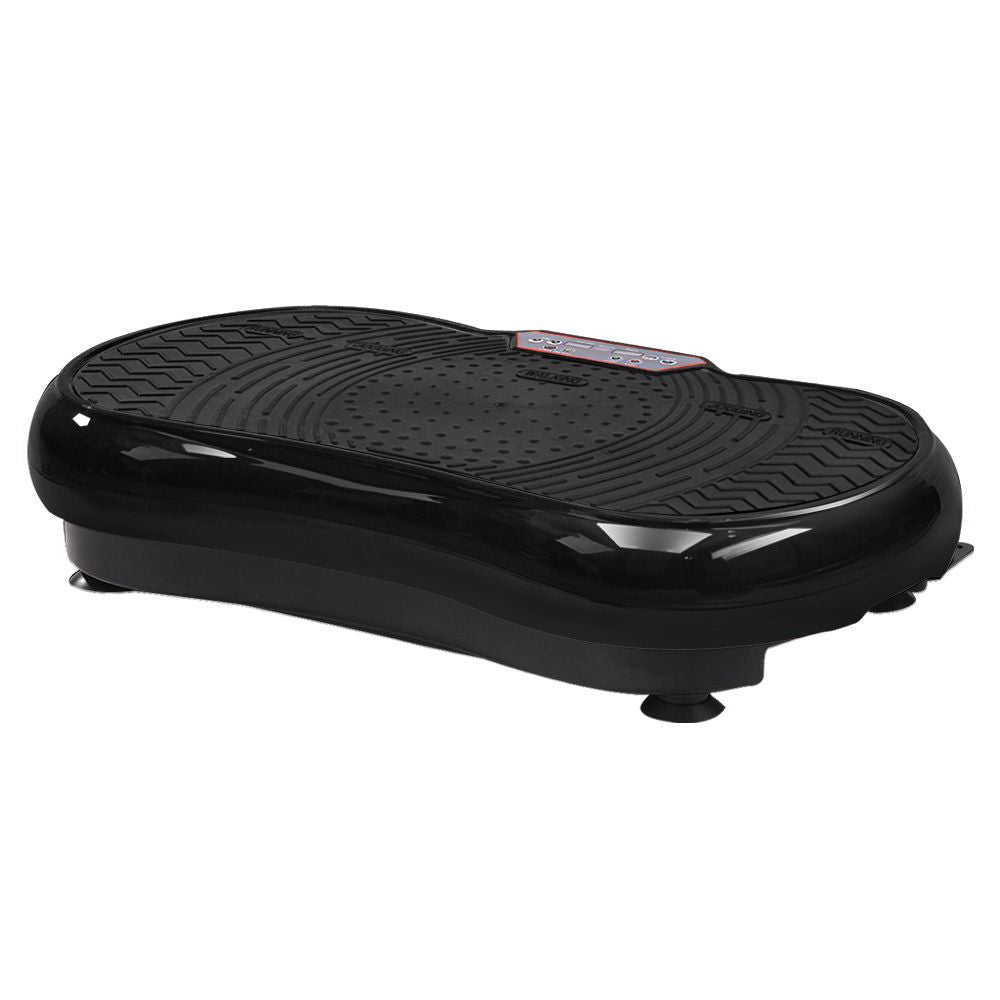 Vibration Platform Machine 99 Speed 180kg Capacity with Bands Black
