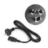 Vibration Platform Machine 99 Speed 180kg Capacity with Bands Black