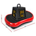 Vibration Platform Machine 99 Speed 180kg Capacity with Bands Remote Red