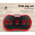 Vibration Platform Machine 99 Speed 180kg Capacity with Bands Remote Red