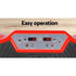 Vibration Platform Machine 99 Speed 180kg Capacity with Bands Remote Red
