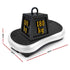 Vibration Platform Machine 99 Speed 180kg Capacity with Bands Remote White