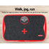 Vibration Machine Platform Vibrator with Resistance Rope Home Gym Red