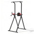 Chin Up Tower Pull Up Station Adjustable Dip Station Folding Home Gym Black