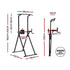 Chin Up Tower Pull Up Station Adjustable Dip Station Folding Home Gym Black